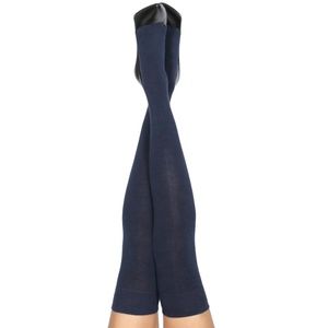 Navy Blue Knee Highs, Over The knee socks